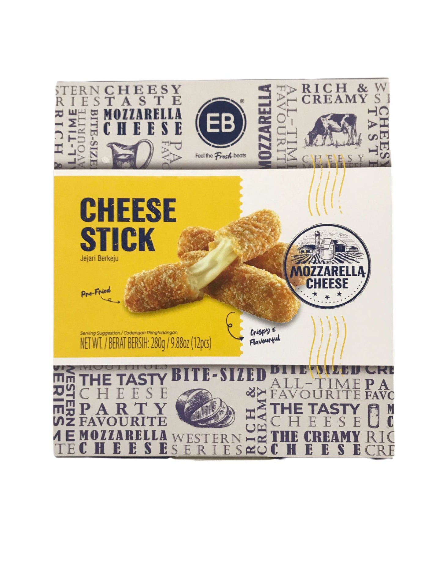"EB" Cheese Stick 12pc (Halal-Certified)