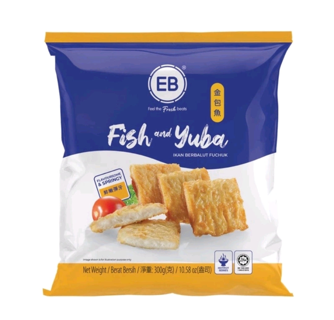"EB" FISH & YUBA (HALAL CERTIFIED) 300g