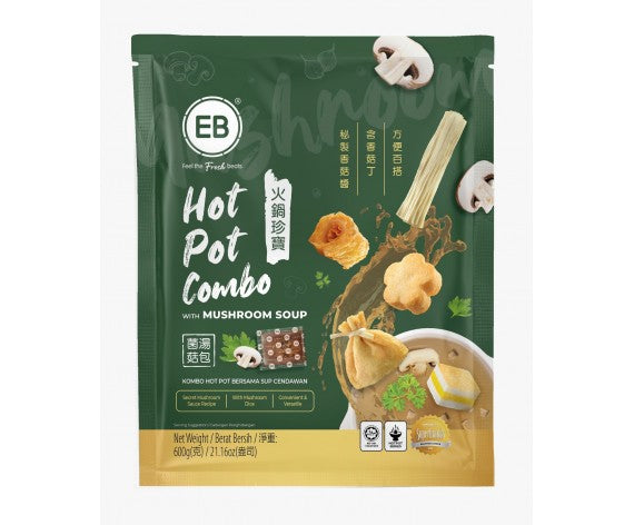 "EB" Hot Pot Combo with Mushroom Soup 600g (Halal Certified)