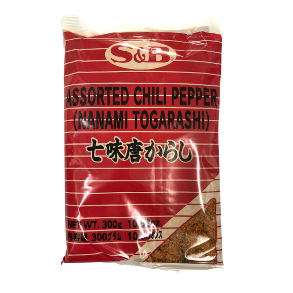 "S&B" Shichimi Tougarashi (Assorted Chilli Pepper Mix) 300g